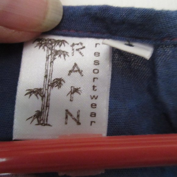 Sleeveless Top Dress Fringe Button Front Small - Picture 4 of 5